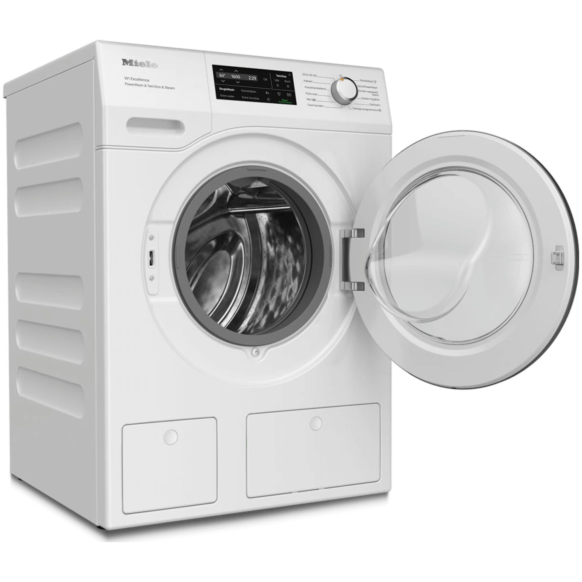 Miele WEJ895 WPS - Voorlader - TwinDos QuickPowerWash Stoomprogramma refurbished, photo 2