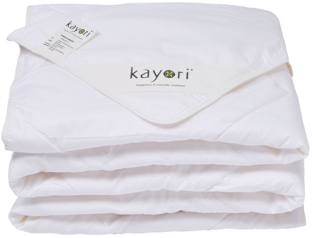 Kayori Ubashi Bamboe Zomerdekbed - Eenpersoons - Ademend En Antibacterieel - Wit