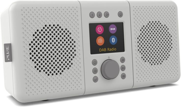 Pure Elan Connect+ - Internetradio - DAB/DAB+/FM Bluetooth 4.2 - Grijs