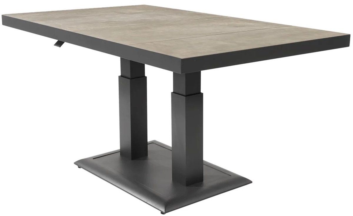 Leslie Living Murcia - Loungetafel - Verstelbaar 140x85 Cm - Antraciet
