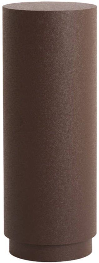 Aluria Zuil Metaal Mat ChocoladebruinØ30x80 Cm Zuil - Light&Living
