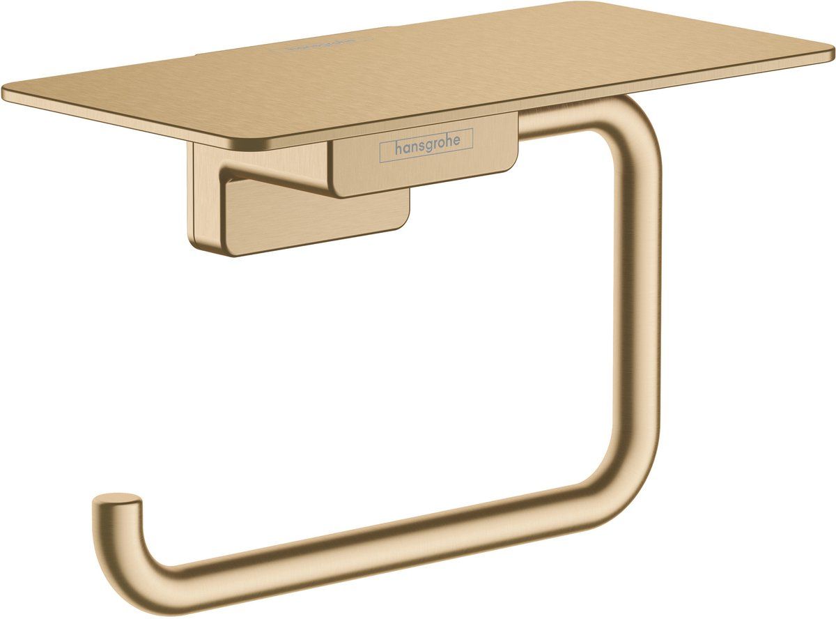 Hansgrohe AddStoris - Closetrolhouder Met Planchet - Geborsteld Brons