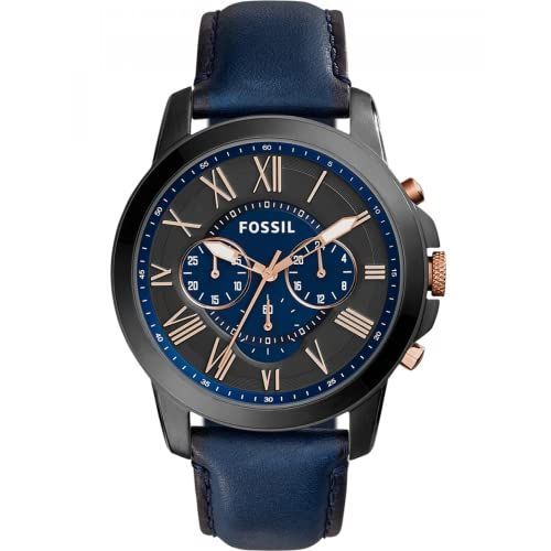 Fossil Grant FS5061 - Herenhorloge - Chronograaf - Zwart (4053858450400)