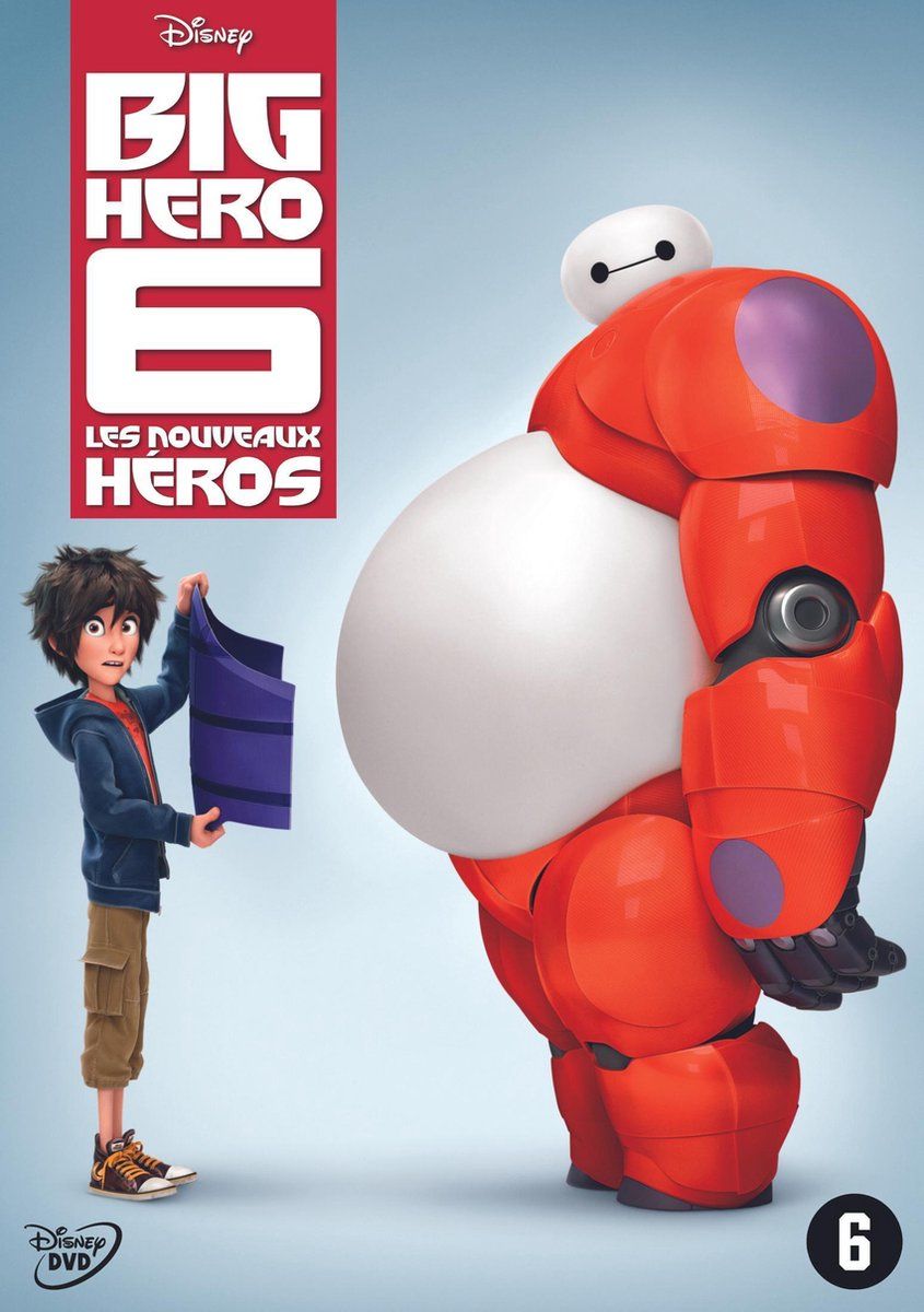 Walt Disney - Big Hero 6 - DVD - Avontuur over Hiro en robot Baymax