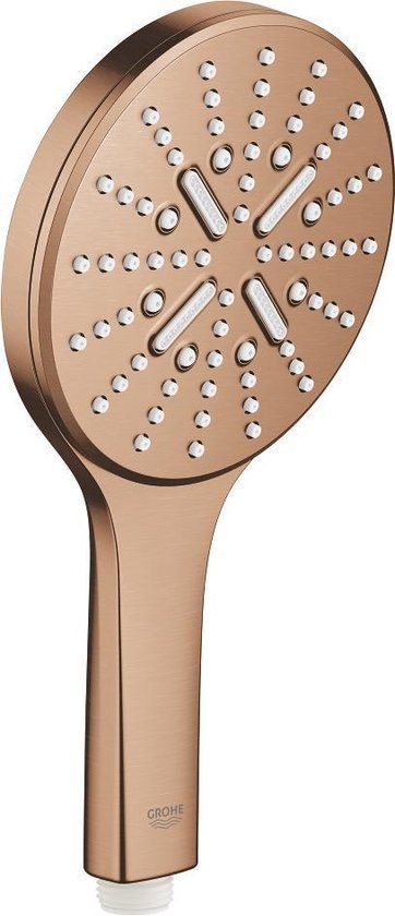 GROHE Rainshower SmartActive 130 Handdouche - 13 cm - 3 straalsoorten - warm sunset geborsteld - 26574DL0