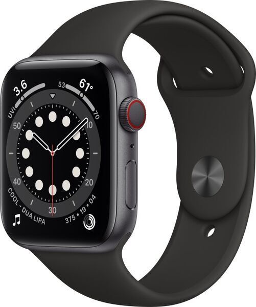 Apple Watch Series 6 - 44mm - Aluminium - Spacegrijs - GPS + Cellular refurbished, photo 4