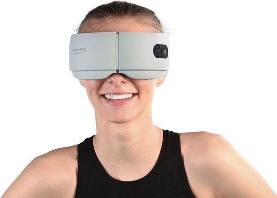Merkloos Oogmassage‑apparaat Met Warmte – Opvouwbaar – MioStar