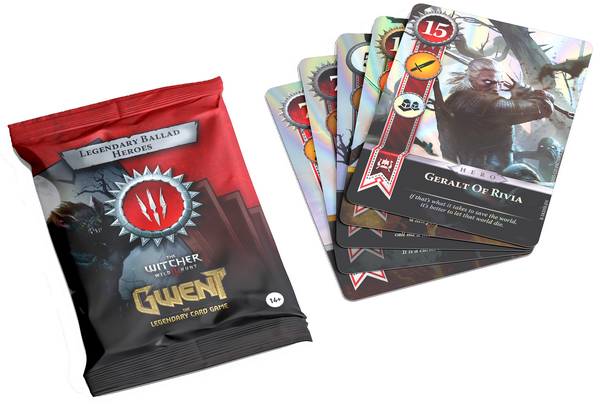 Mnky Gwent - 10 Legendarische Foilkaarten Monsters (10 Stuks)