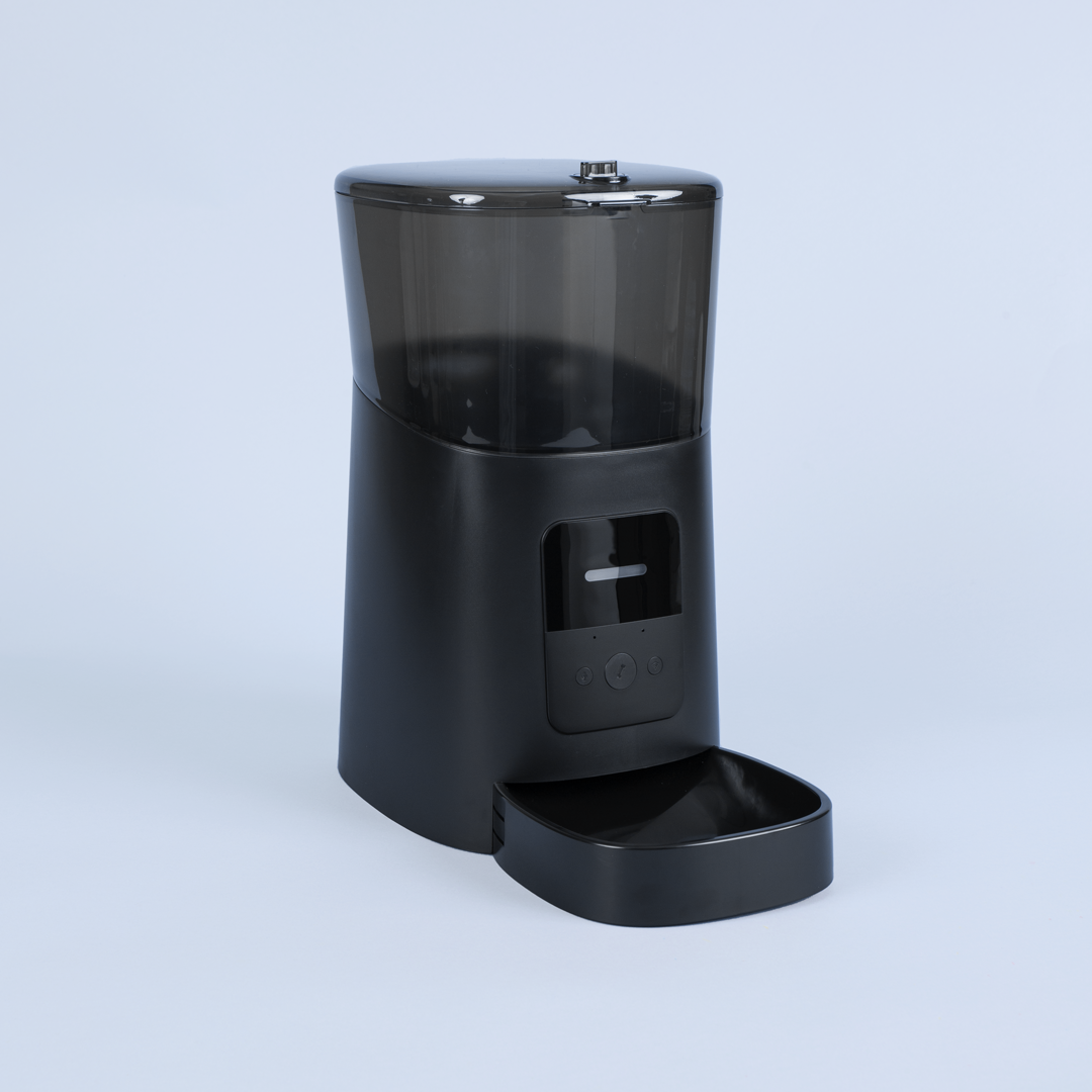 Seizoenstunter - Automatische voerbak - 6 liter - Smartphone app - Zwart of wit