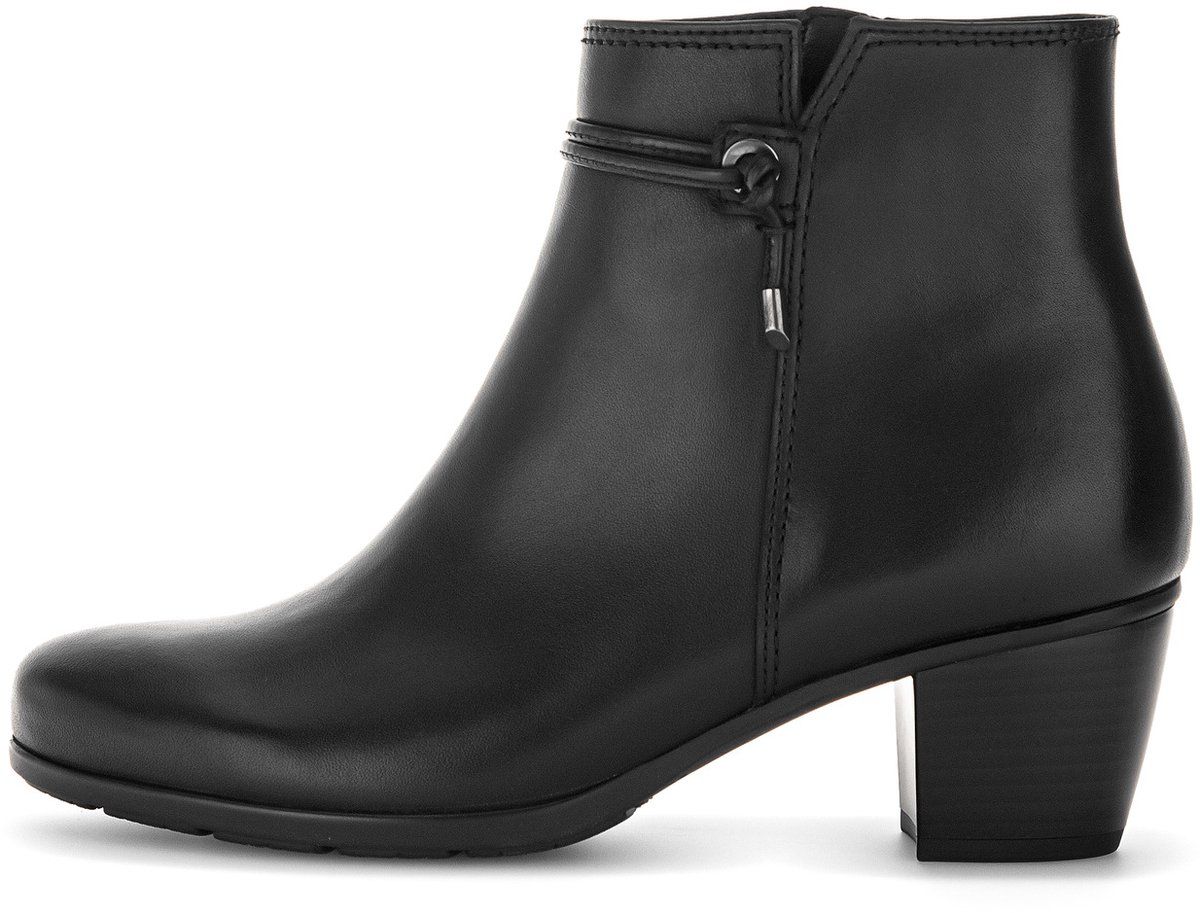 Gabor 75.522.24 - Enkellaarsjes - Blokhak 4, 5 Cm - Zwart