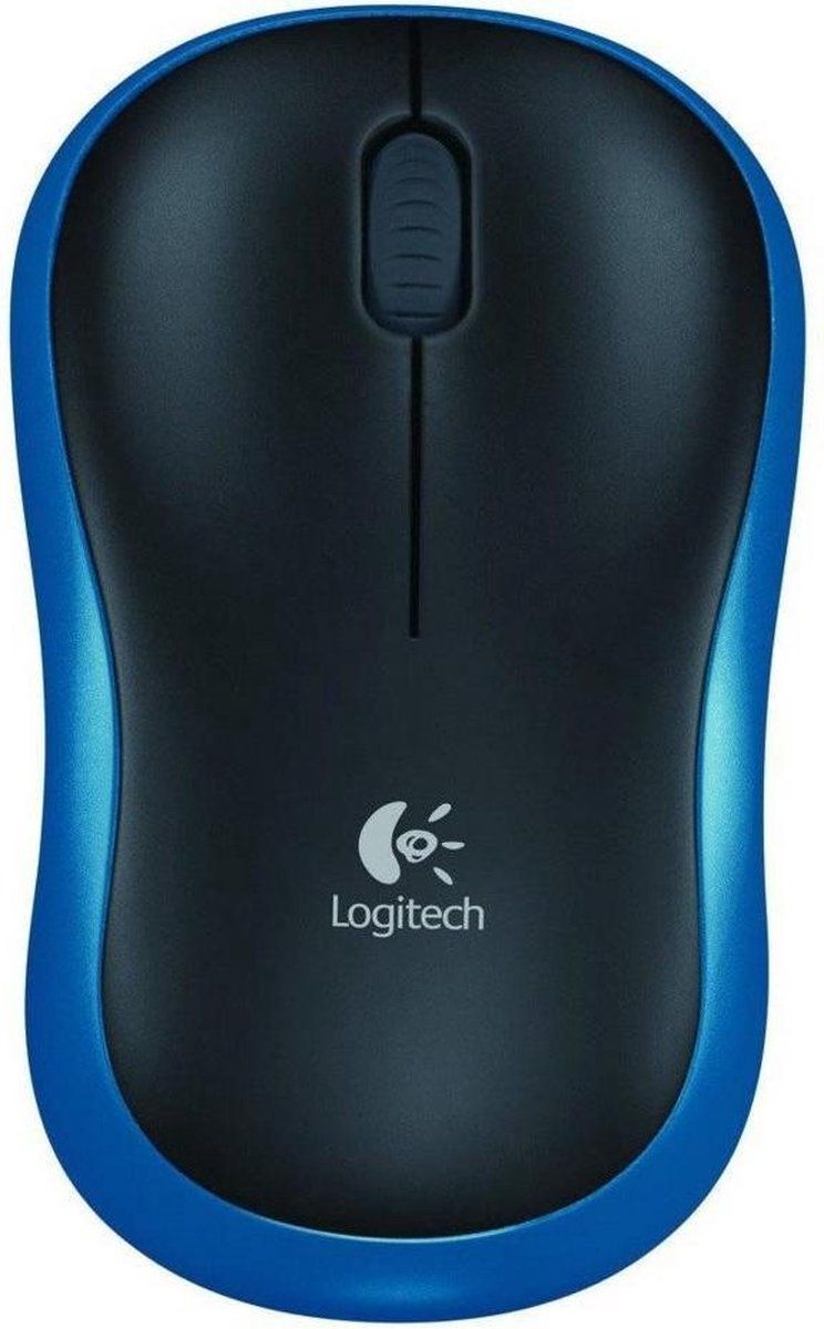 Logitech M185 - Draadloze Muis - 12 maanden batterijduur - Blauw