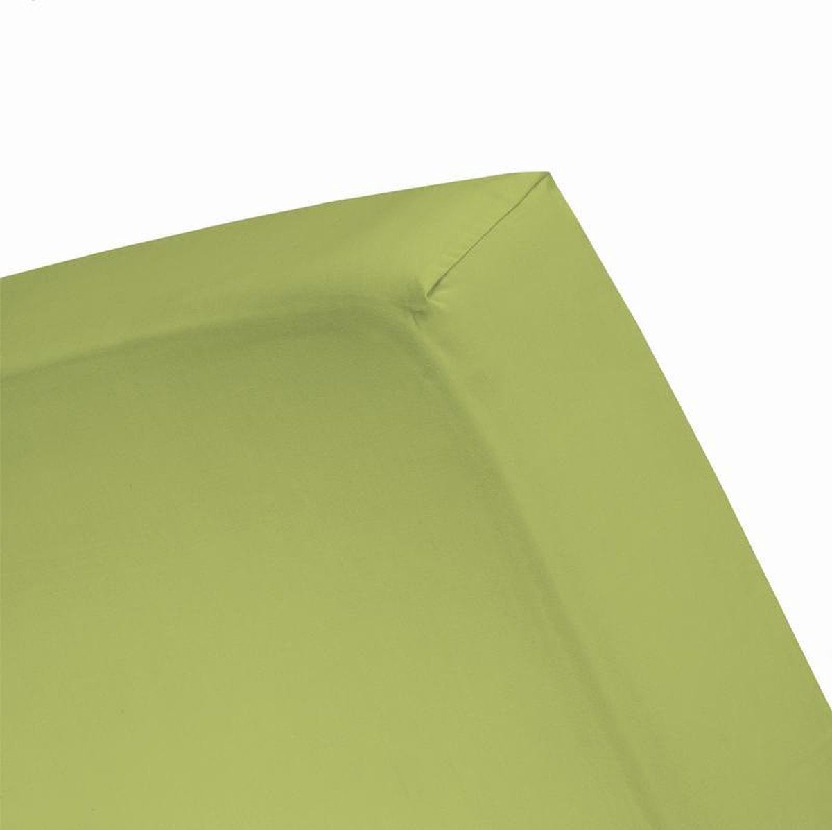 Damai - Hoeslaken - 100% Katoen - 80/90 X 220 Cm - Lime