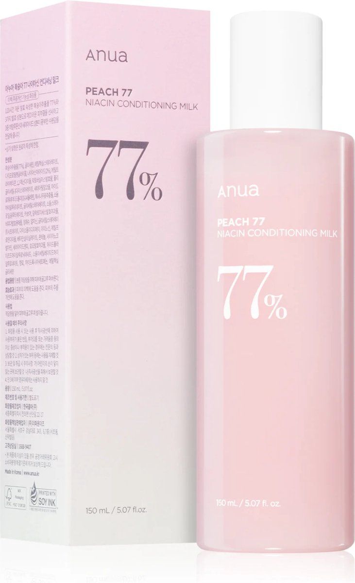Anua - Peach 77 Niacin Conditioning Milk 150ml - Korean Skincare