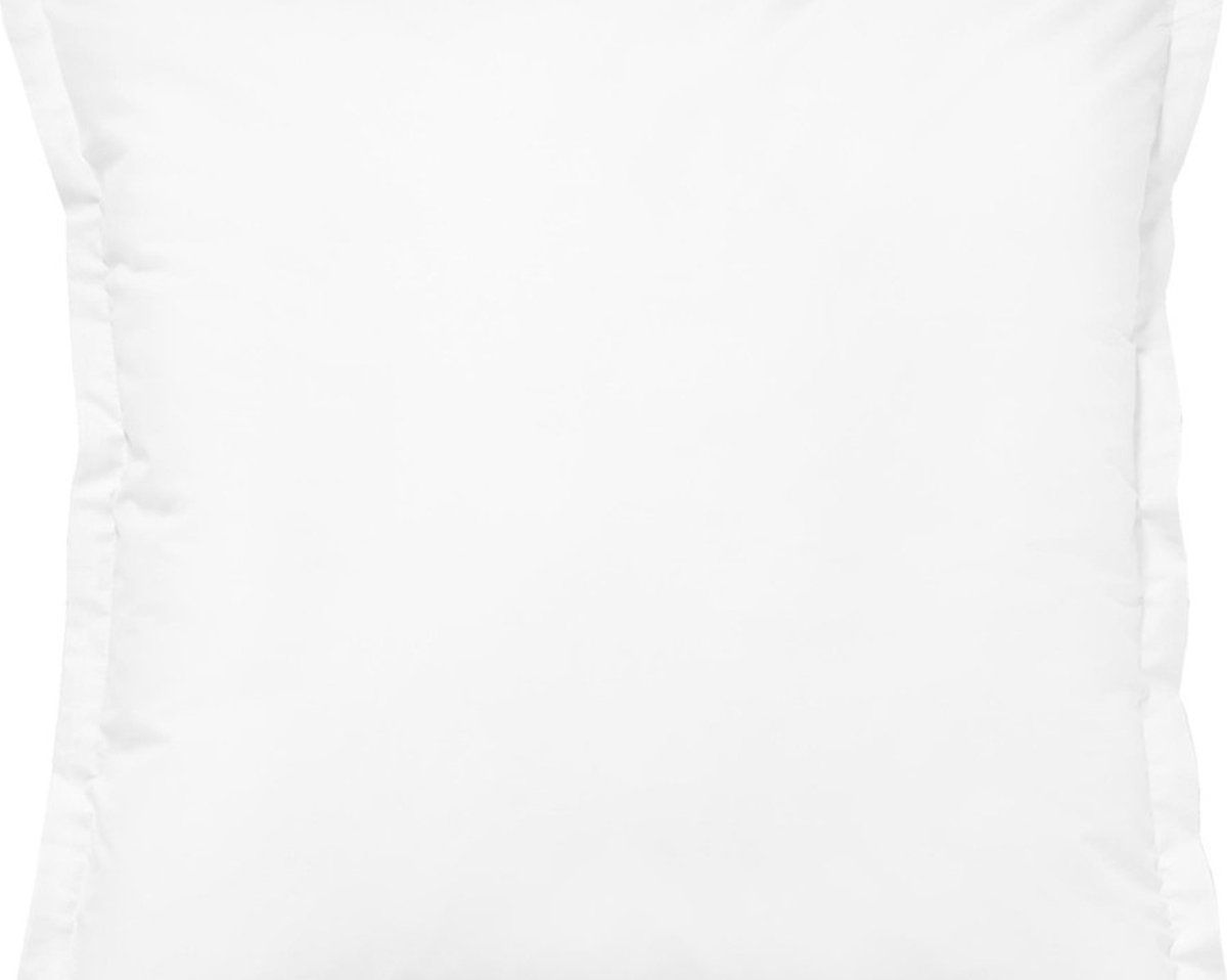 Cinderella Kussensloop - Set Van 2 - Satijn - 80x80 Cm - Wit (2 Stuks)