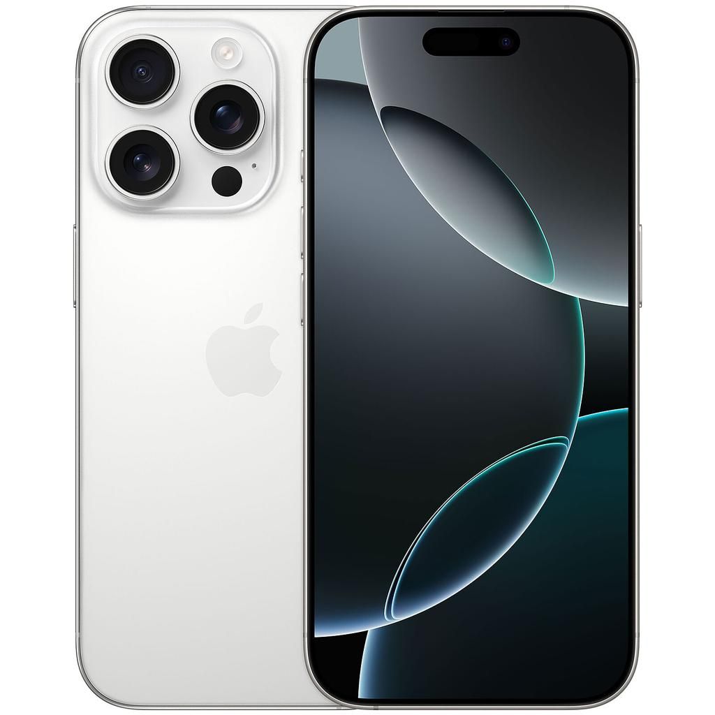 Apple iPhone 16 Pro - Wit titanium - 512 GB - Fysieke simkaart + eSIM