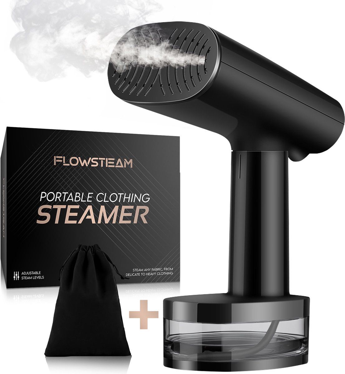 FLOWSTEAM® Matte Black Edition | Inclusief Opbergzakje