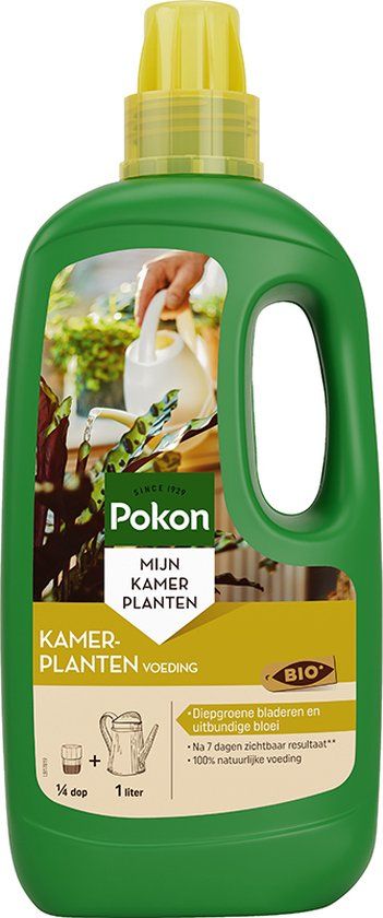 Pokon Bio Kamerplanten Voeding 1L - Biologische Plantenvoeding - 7ml per 1L water