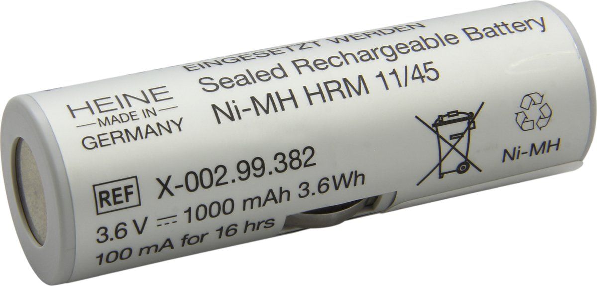 Originele NiMH-batterij Heine X-02.99.382, X-002.99.382