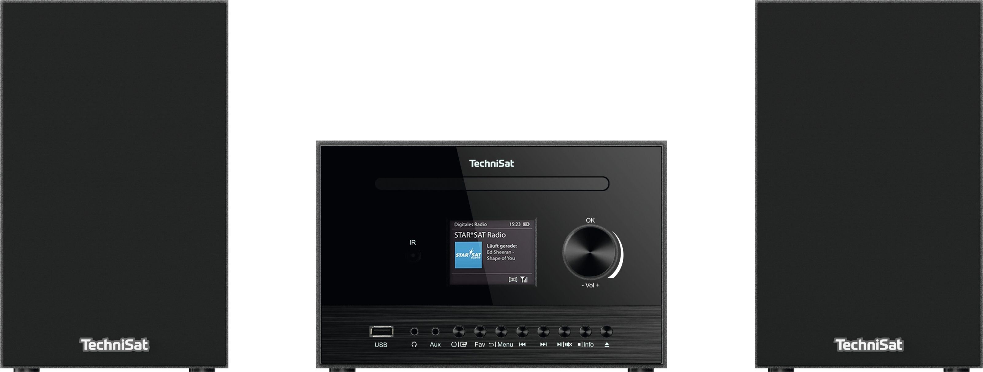 TechniSat CLASSIC 800 IR - Stereosysteem - DAB+ FM internetradio Bluetooth 5.3 - Hout