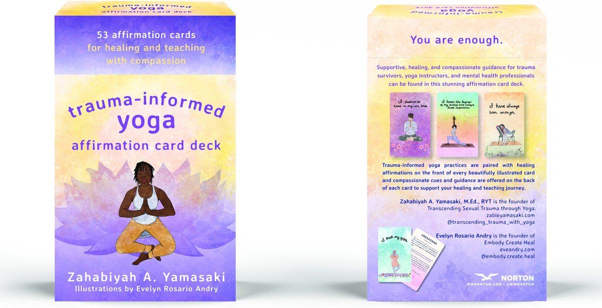Pesi Publishing Zahabiyah Yamasaki - Trauma-Informed Yoga - Affirmatiekaarten Voor Herstel