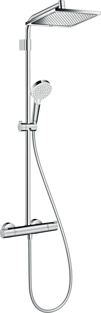 Hansgrohe Crometta E 240 Varia - Showerpipe Met Thermostaat - Xxl Performance - Chroom