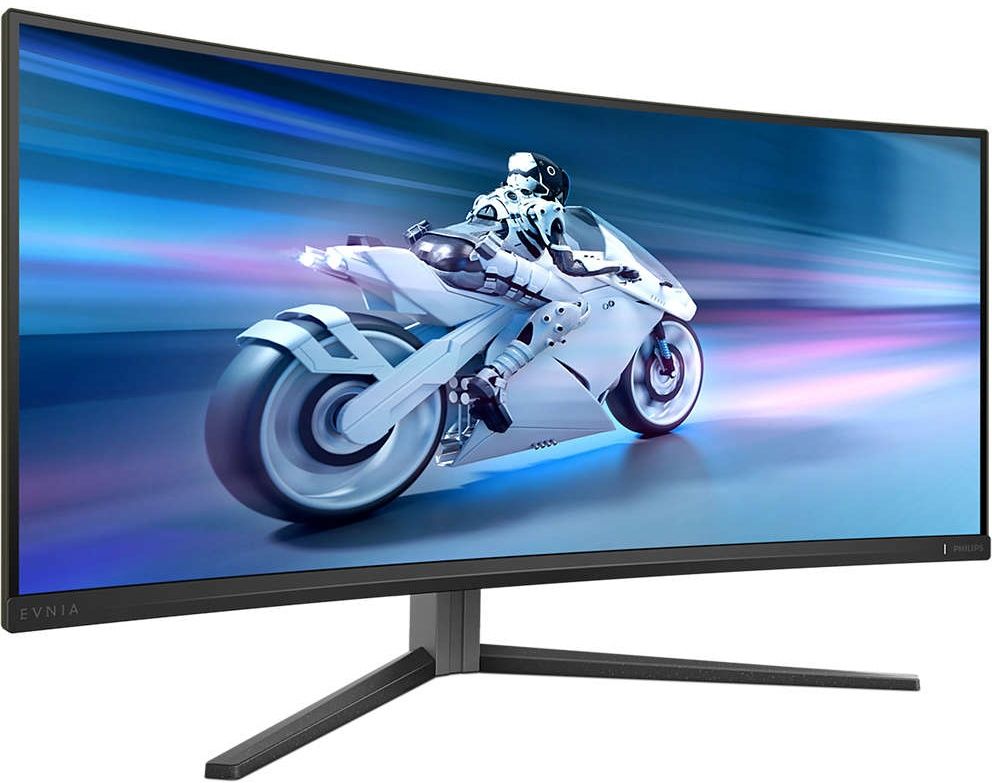 Philips Grijs Evnia 34M2c6500/00 - Monitor - 34"Qd-Oled 3440X1440 175Hz Gebogen