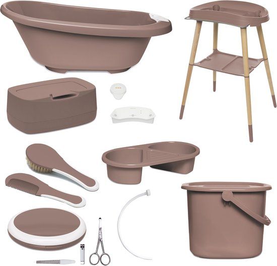 Merkloos Badset 8 Delig Sense Edition Mocha Mousse
