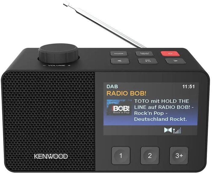 Kenwood CR-M70DAB-B - Seniorenradio - DAB+/FM-RDS Bluetooth 5.3 - 4,3"kleurendisplay
