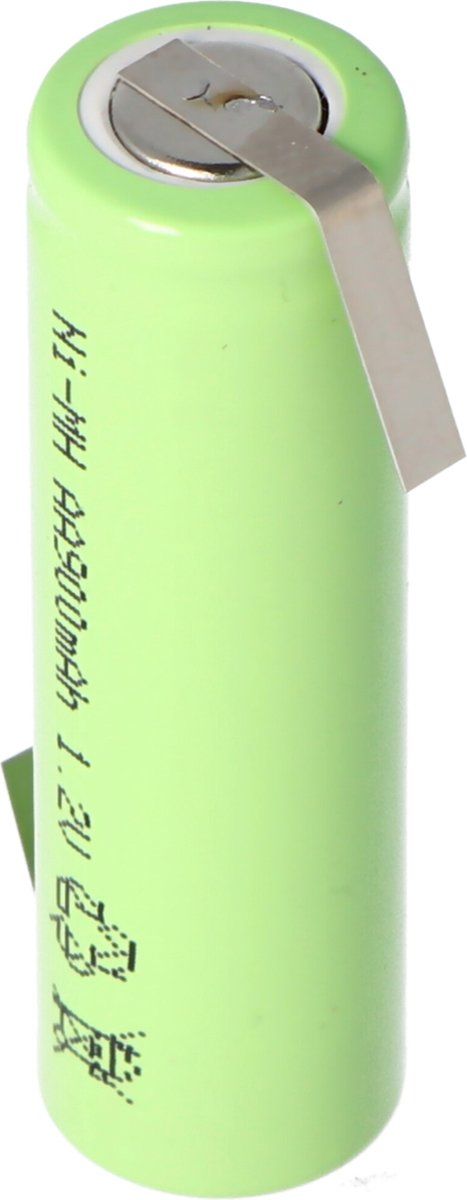 Accucell NiMH-batterij Flattop Mignon Aa 800 MAh Met Soldeertag In Z-vorm