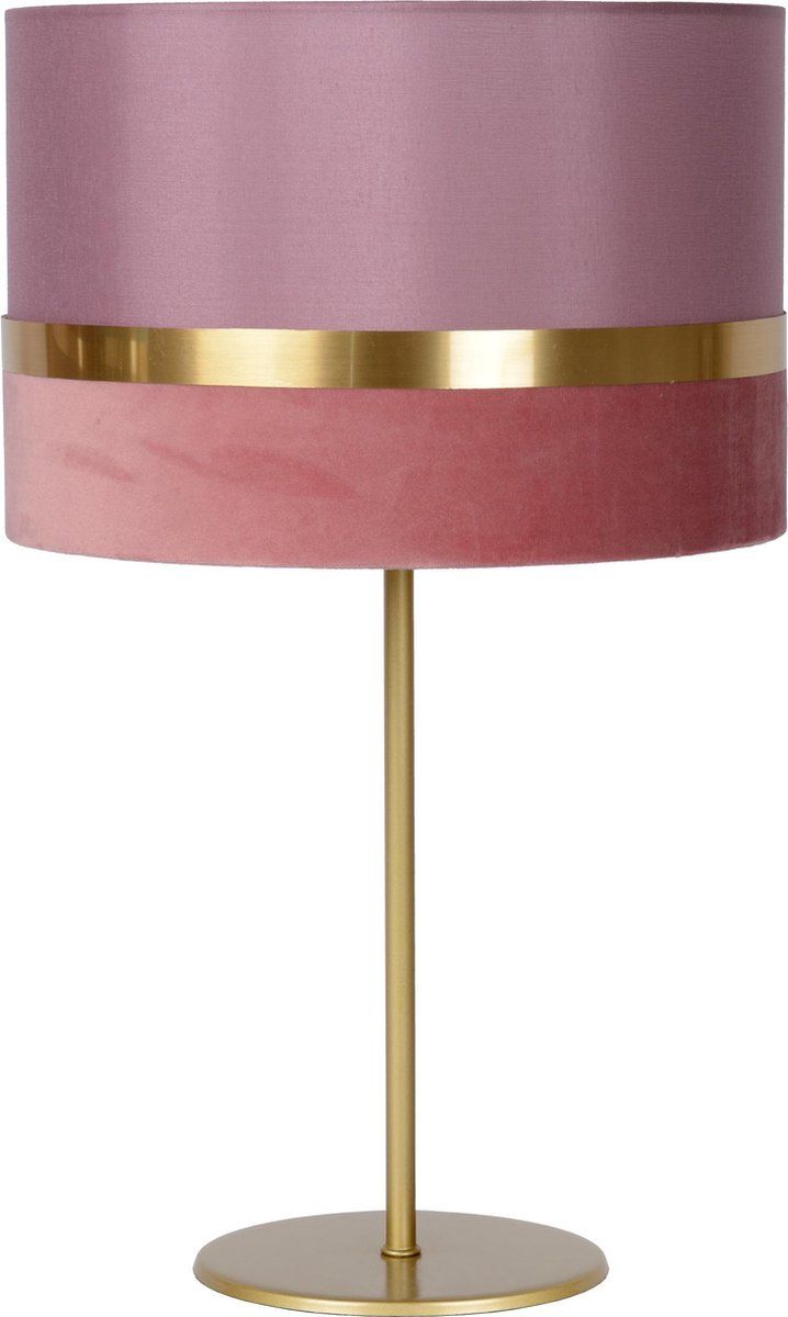 Lucide Extravaganza Tusse - Tafellamp -Ø 30 Cm - 1xE14 - Roze