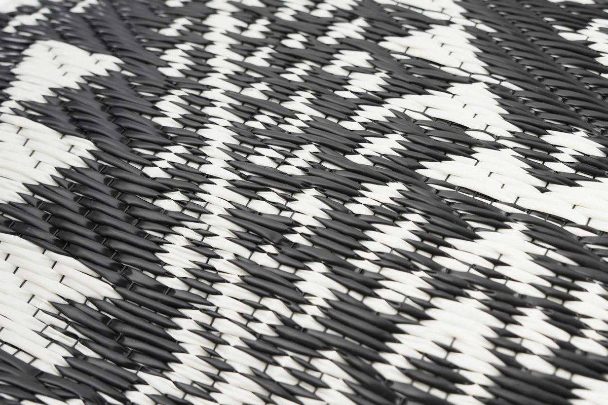 Feel Furniture - Vloerkleed Voor Buiten - 180x280cm - Zwartwit