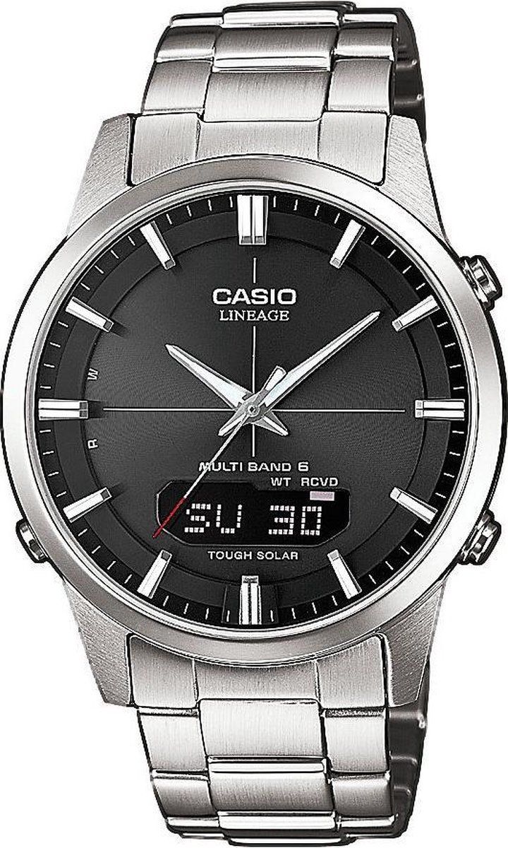 Casio LCW-M170D-1AER - Herenhorloge - Radio controlled - Zilverkleurig (46 mm)