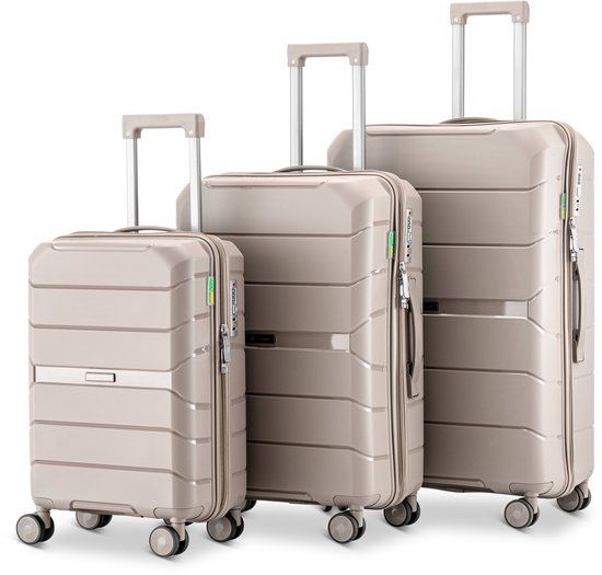 Skycases Urban Adventurer - Kofferset - 3-delig - Cijferslot - 232L - Spinner Wielen - Reiskoffer