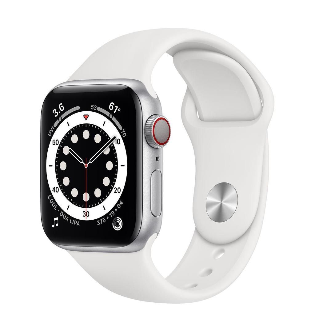 Apple Watch Series 6 - 44mm - Aluminium - Zilver - GPS + Cellular