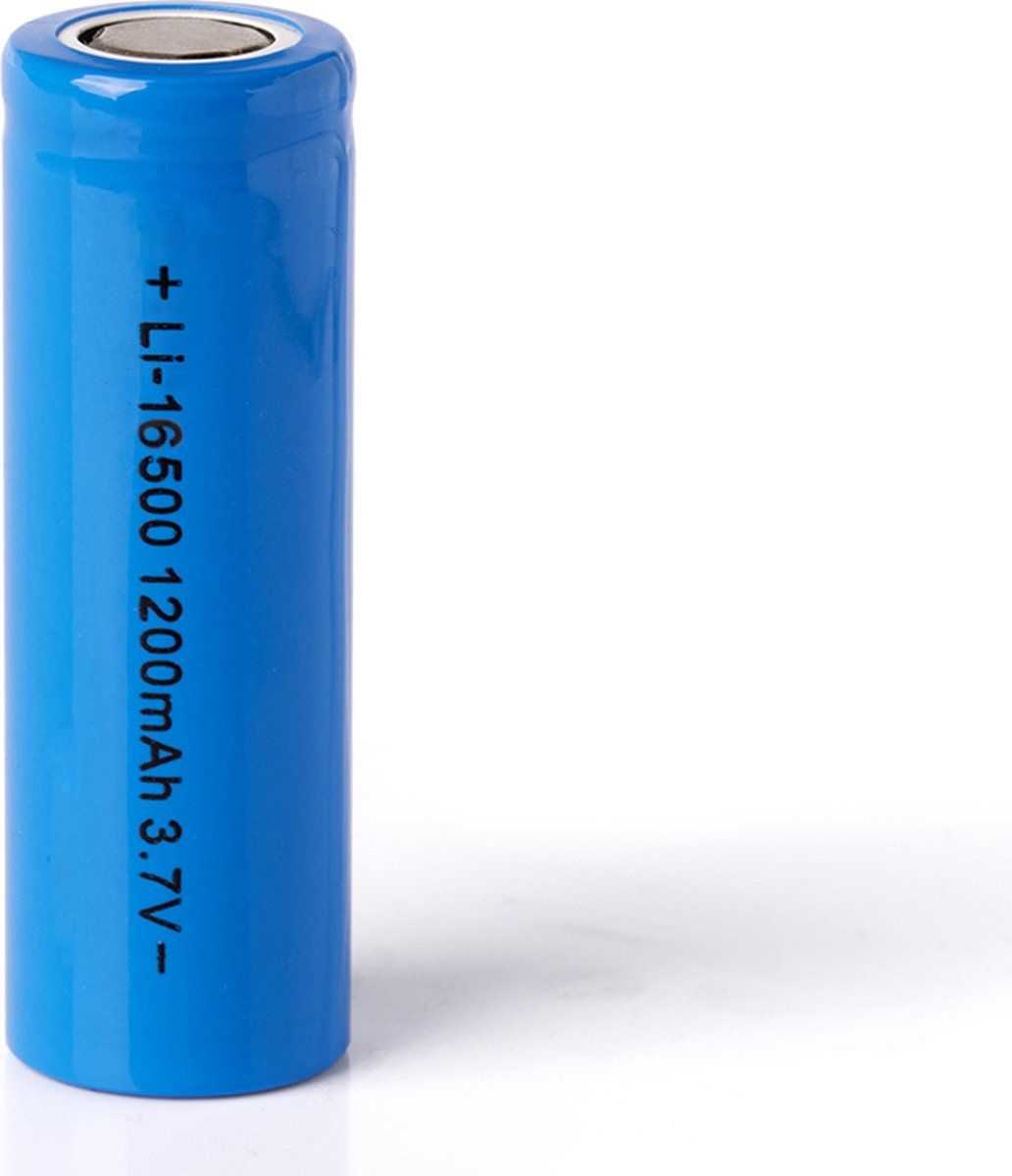 Keeppower Li-ion batterij 16500 met 1200mAh 3,7V, 49,6x16,3mm
