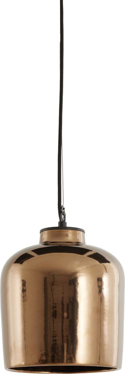 Light&Living Hanglamp Dena - Brons -Ø22, 5cm - Modern - Hanglampen Eetkamer, Slaapkamer, Woonkamer