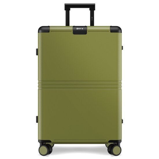 Merkloos Onyx Hybrid Pro Check-in Koffer Medium 70 Liter - Gerecycled Polycarbonaat En Ritsloos Design -