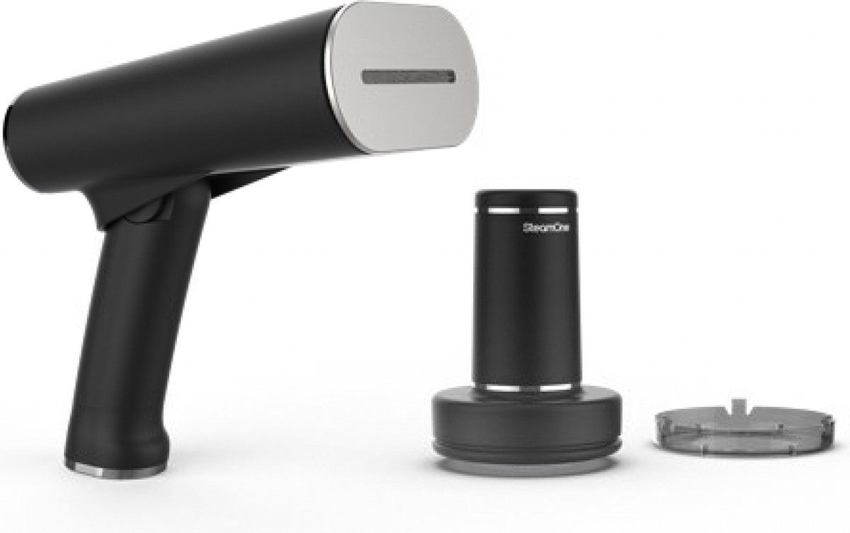 SteamOne Foldable - Handstomer Met RP10B Pluizenverwijderaar - Giftbox - Zwart