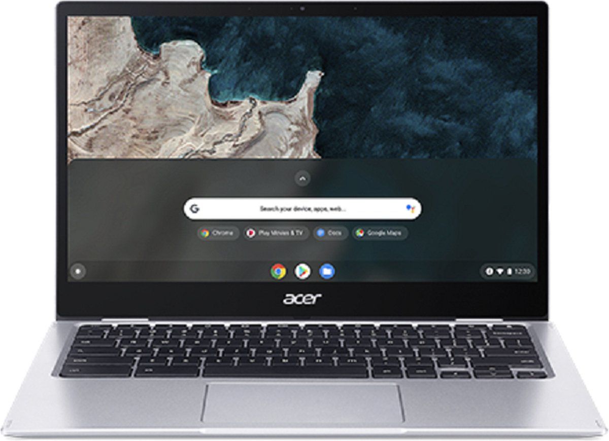 Acer Chromebook Spin 513 CP513-1H-S62G - 13.3"Fhd Multi-Touch - Qualcomm Snapdragon 7c - Pure Silver