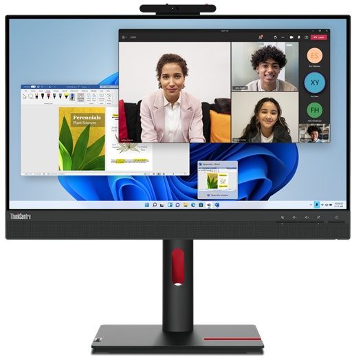 Lenovo ThinkCentre Tiny-In-One 24 - 23,8 inch Full HD IPS - 1080p webcam - Zwart refurbished, photo 3