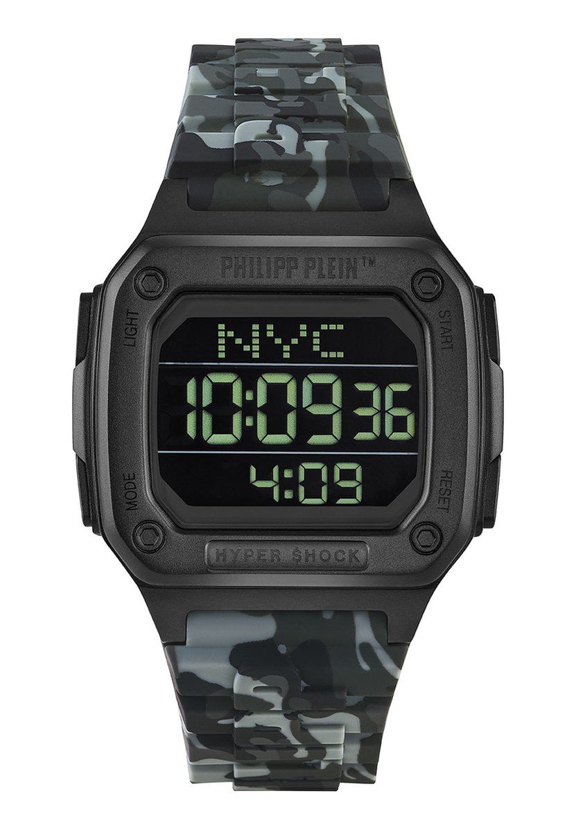 Philipp Plein Hyper $Hock PWHAA1822 - Polshorloge - Quartz -Ø 44 Mm - Multi Siliconen