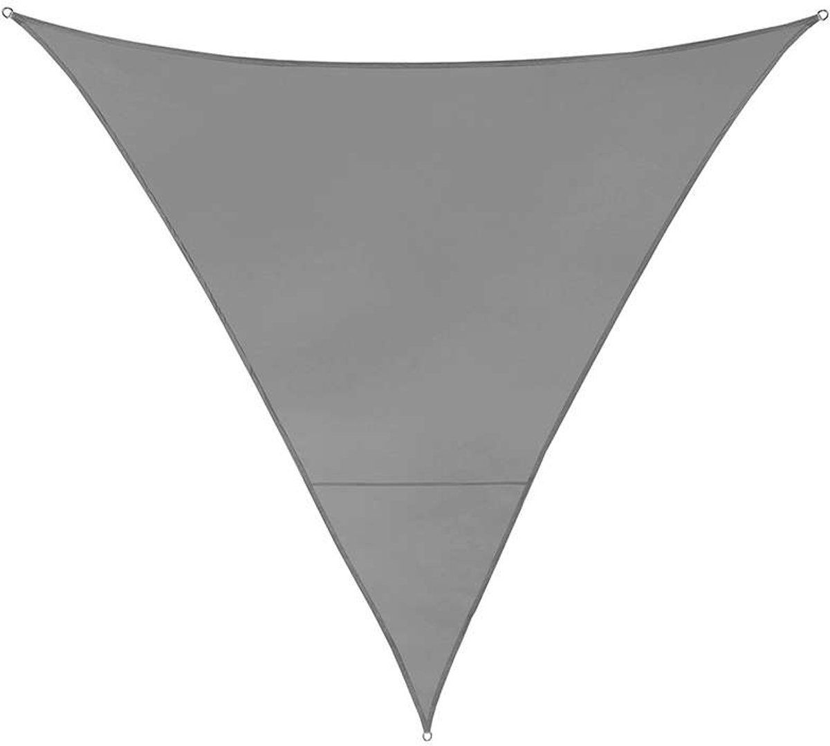 Feel Furniture - Schaduwdoek - Driehoek 3.6 m - Donkergrijs + RVS Bevestigingsset