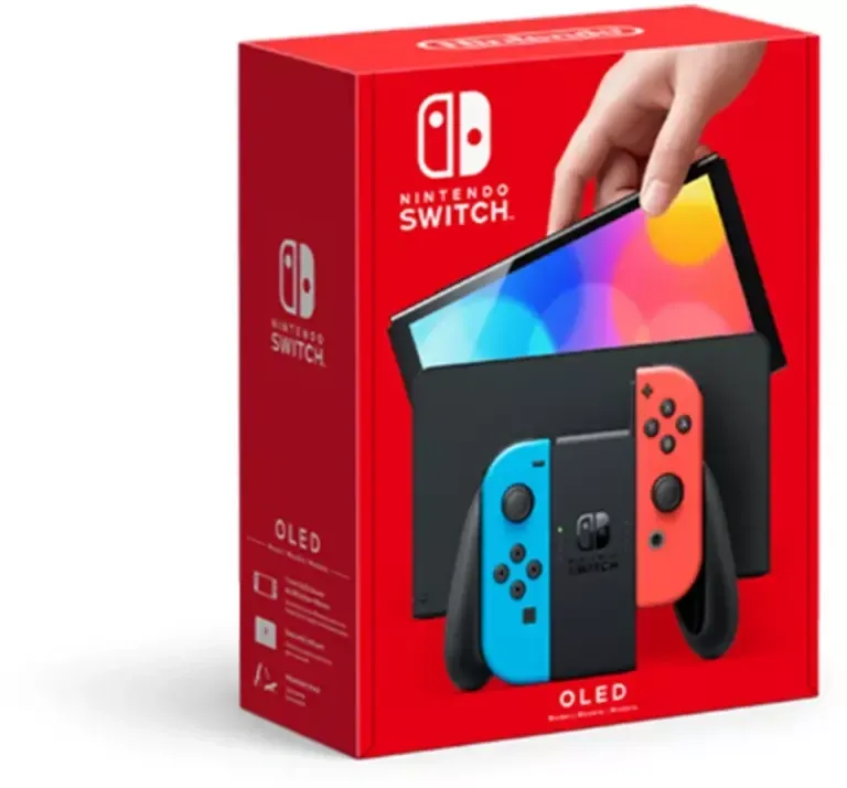 Nintendo Switch OLED - Handheld - 7 inch OLED-scherm - Blauw Rood