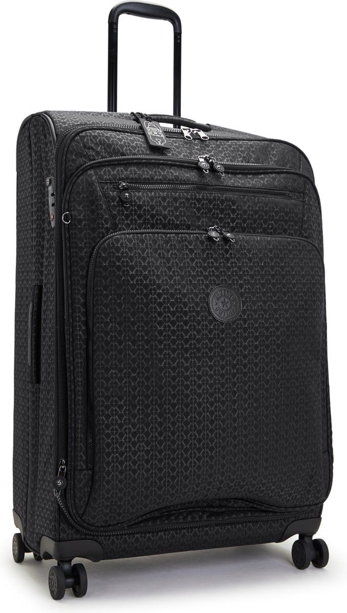 Kipling New Youri Spin L - Reiskoffer - Zwenkwielen Tsa-slot - Signature Emb