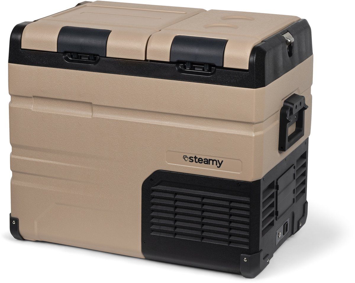 Steamy SECTA45 - Dual Zone Elektrische Compressor Koelbox - 45 Liter - 12V En 230V - Sandstone