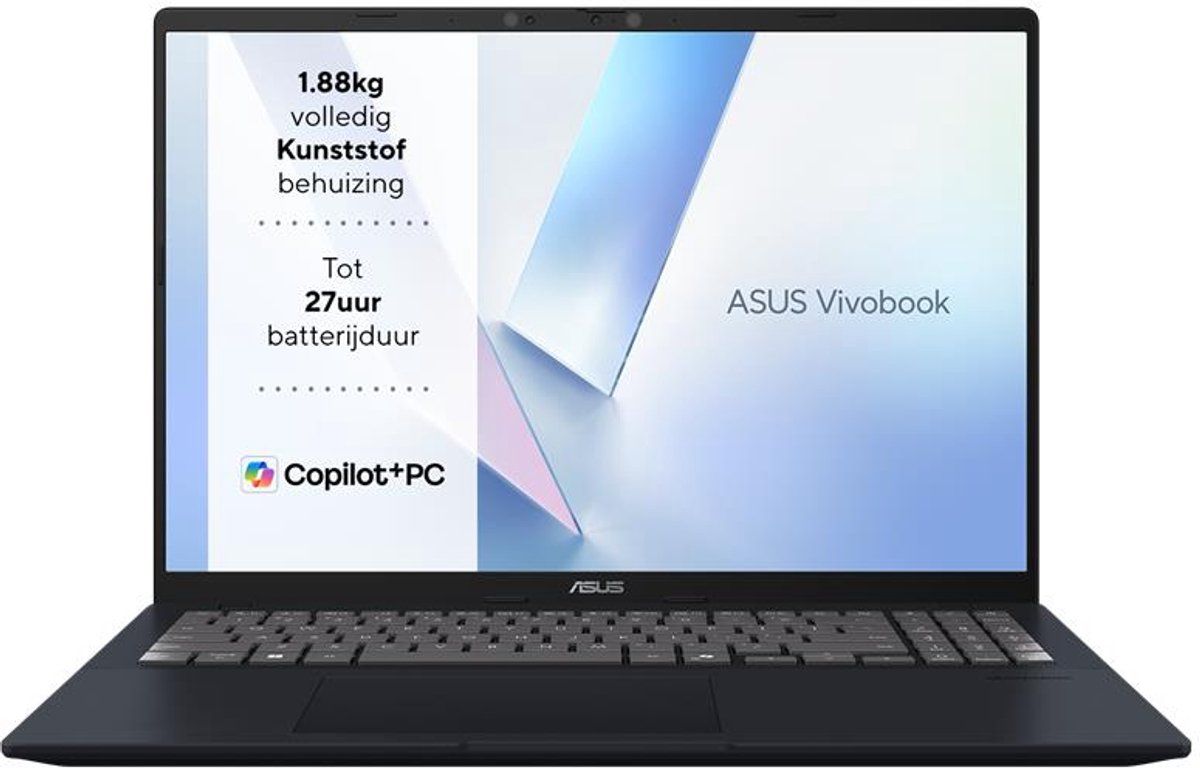 ASUS Vivobook 16 X1607QA-MB112W - Laptop - 16 inch - Copilot+ AI functies