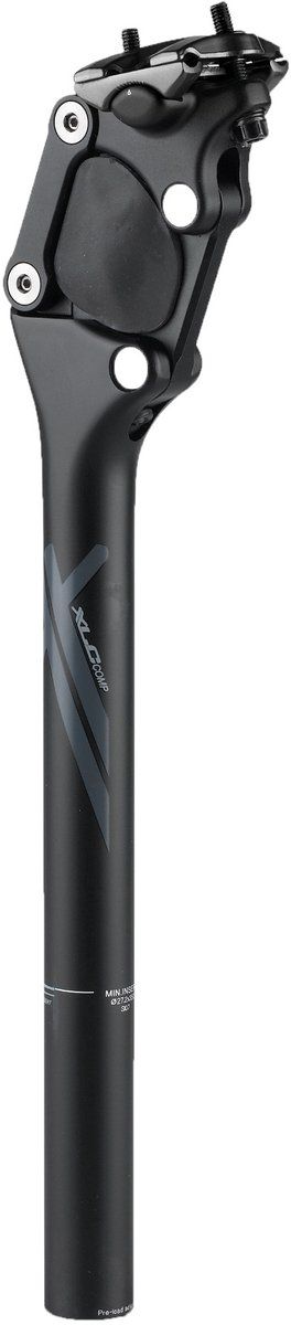 Xlc Sp-S07 - Zadelpen - Verend - 27.2x350mm - Aluminium -<70kg - Zwart