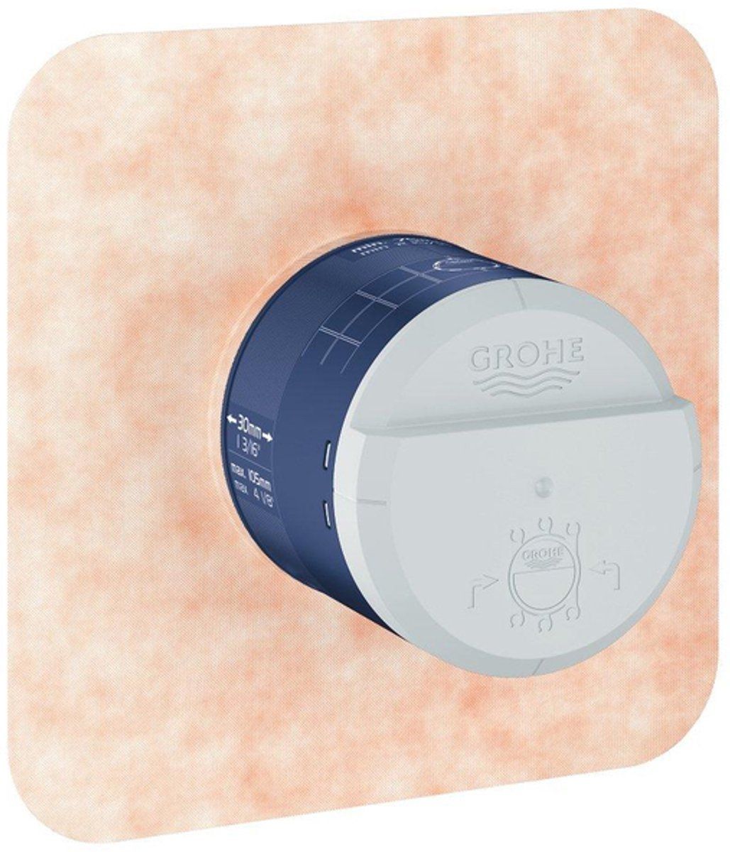 Grohe Rainshower - Universele Inbouwbox 1/2"- Lekvrij - Blauw