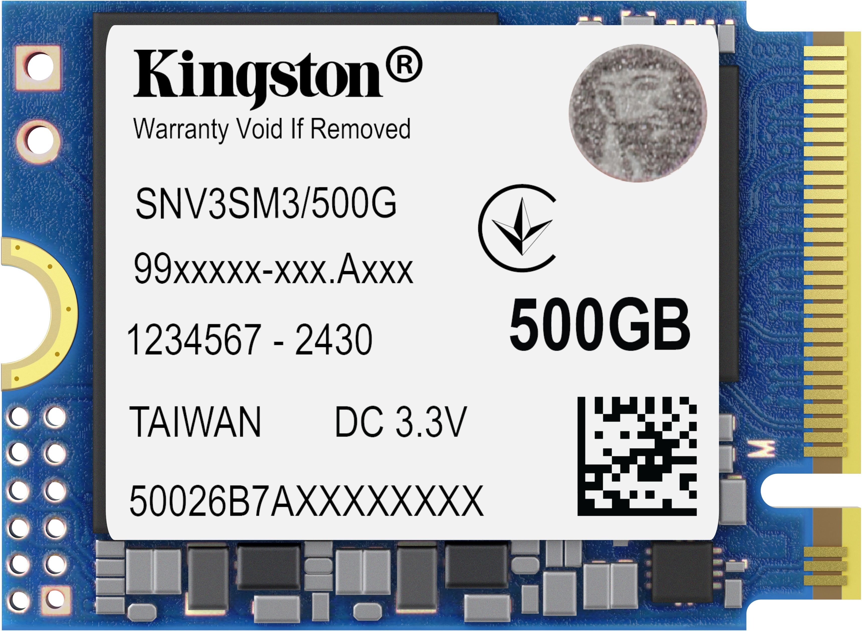 Kingston Nv3 - M.2 2230 Ssd - 500Gb - Pcie 4.0 Nvme