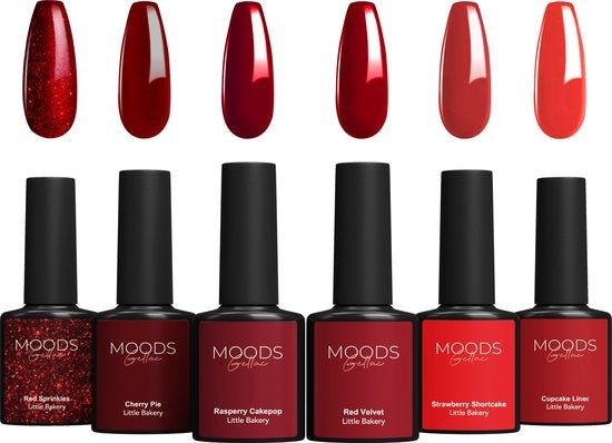 Moods Gellac 6-delige Set - Gel Nagellak - 8ML - Little Bakery Edition - Nagels - Gellak